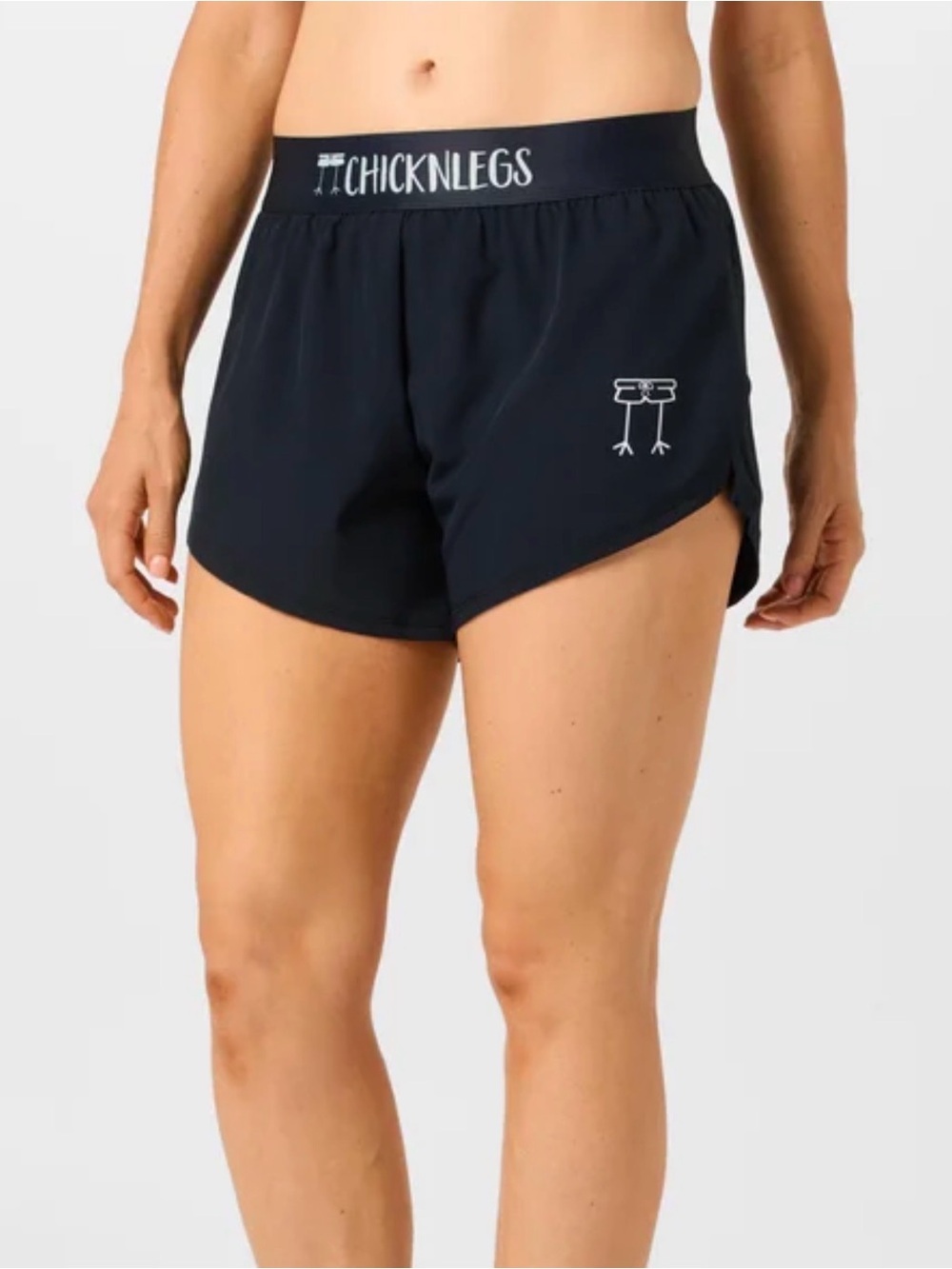 Chicknlegs womens black athletic shorts size small